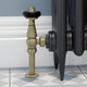 FAR-AG-OEB-LS01 - Faringdon Traditional Thermostatic Radiator Valve Old English Brass (Angled TRV) FAR-AG-OEB-LS01 - Faringdon Traditional Thermostatic Radiator Valve Old English Brass (Angled TRV)